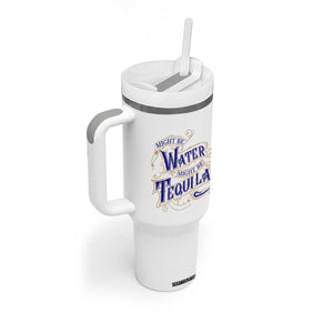 Funny Might Be Tequila Tumbler With Handle Adult Humor Funny Alcohol Party TB10 Print Your Wear