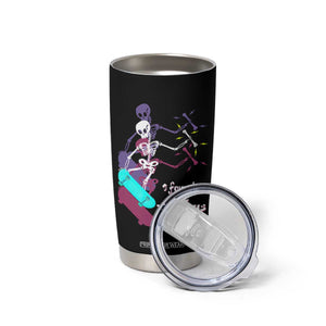 Funny Bones Anatomy Tumbler Cup I Found That Humerus Pun Fun Humerous Skeleton Skateboard TB10 Print Your Wear