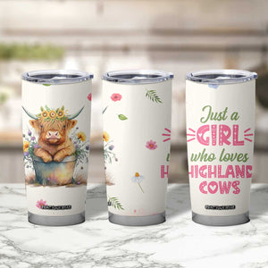 Highland Cow Gifts For Women Tumbler Cup Cow Lover Farming Gifts For Cowgirls Farmers TB10 Print Your Wear
