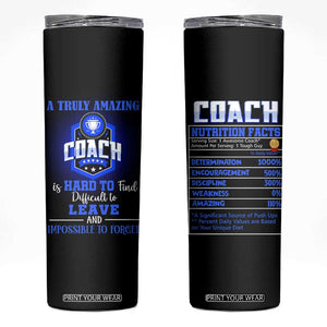 Coach Appreciation Gifts Skinny Tumbler Retirement Christmas Birthday Sports Coaches Gift TB10 Black Print Your Wear