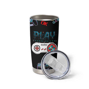 Gaming Gifts For Men Boys Tumbler Cup Cool Gamer Nutritional Facts Video Game TB10 Print Your Wear