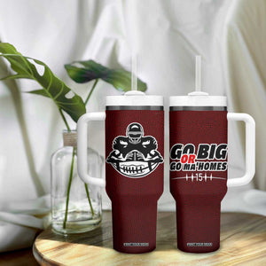 KC Football Tumbler With Handle Go Big Or Go Home Funny Gameday TB10 Print Your Wear