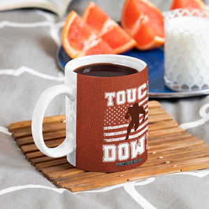 Football Lovers Coffee Mug Touchdown Season American Flag TB10 Print Your Wear