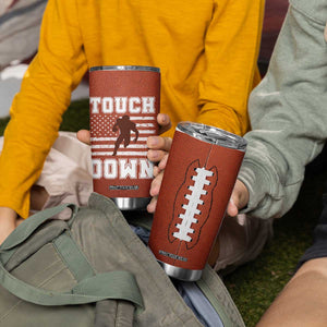Football Lovers Tumbler Cup Touchdown Season American Flag TB10 Print Your Wear