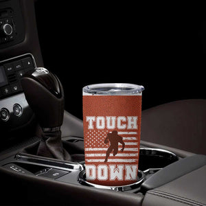 Football Lovers Tumbler Cup Touchdown Season American Flag TB10 Print Your Wear