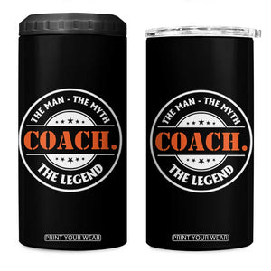 Coach Appreciation Gifts 4 in 1 Can Cooler Tumbler Thank You Coach Coaches Retirement Birthday Present Ideas TB10 One Size: 16 oz Black Print Your Wear