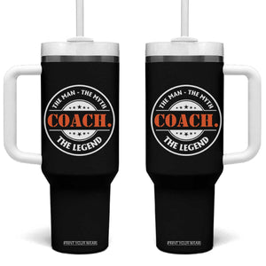 Coach Appreciation Gifts Tumbler With Handle Thank You Coach Coaches Retirement Birthday Present Ideas TB10 One Size: 40 oz Black Print Your Wear