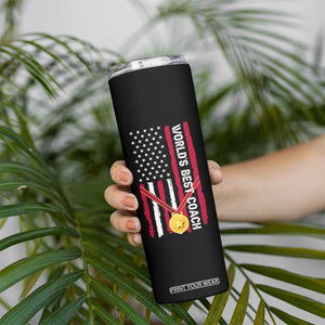 Best Coach Appreciation Gifts Skinny Tumbler Thank You Coach Coaches Appreciation Gifts US Flag TB10 Print Your Wear
