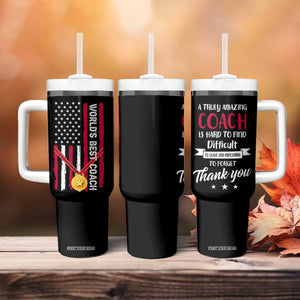 Best Coach Appreciation Gifts Tumbler With Handle Thank You Coach Coaches Appreciation Gifts US Flag TB10 Print Your Wear