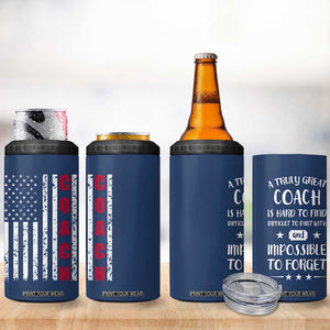 Coach Gifts 4 in 1 Can Cooler Tumbler Soccer Softball Basketball Football Coachs Appreciation Gift TB10 Print Your Wear