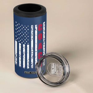 Coach Gifts 4 in 1 Can Cooler Tumbler Soccer Softball Basketball Football Coachs Appreciation Gift TB10 Print Your Wear