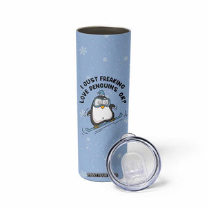 Penguin Gifts Skinny Tumbler Gift For Girls Friends Teacher Girlfriend Who Loves Penguins TB10 Print Your Wear