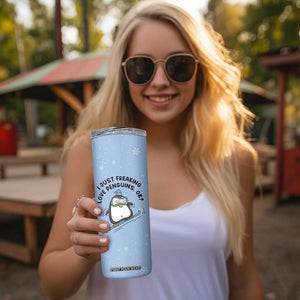 Penguin Gifts Skinny Tumbler Gift For Girls Friends Teacher Girlfriend Who Loves Penguins TB10 Print Your Wear