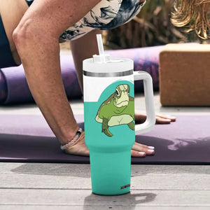 Funny Resting Face Tumbler With Handle This Is My Happy Face Sea Turtle Gifts TB10 Print Your Wear