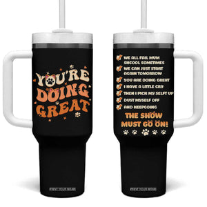 Birthday Gifts For Mom Tumbler With Handle From Daughter Son Cute Mother Day Gift TB10 One Size: 40 oz Black Print Your Wear