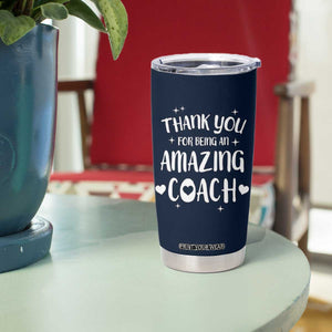 Coach Thank You Tumbler Cup Basketball Football Sports Coach Appreciation Gifts TB10 Print Your Wear