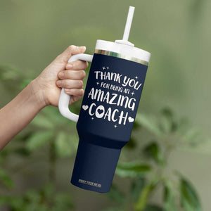 Coach Thank You Tumbler With Handle Basketball Football Sports Coach Appreciation Gifts TB10 Print Your Wear