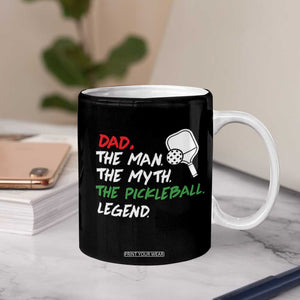 Vintage Pickleball Dad Coffee Mug Retro Pickleball Gift for Him Fathers Day TB10 Print Your Wear