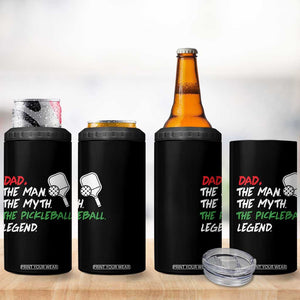 Vintage Pickleball Dad 4 in 1 Can Cooler Tumbler Retro Pickleball Gift for Him Fathers Day TB10 Print Your Wear