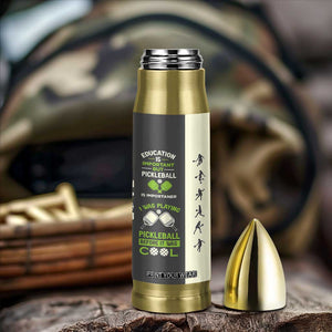 Pickleball Bullet Tumbler Gift for Pickle Ball Lovers Pickleballs Coach Player TB10 Print Your Wear