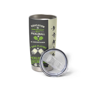 Pickleball Tumbler Cup Gift for Pickle Ball Lovers Pickleballs Coach Player TB10 Print Your Wear