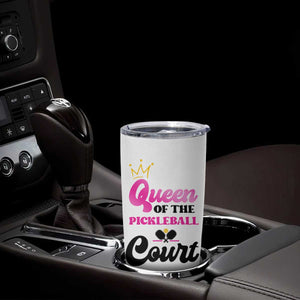 Pickleball Gifts For Women Tumbler Cup Queen Of The Court TB10 Print Your Wear