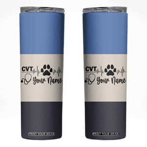 Vet Tech Personalized Skinny Tumbler Vet Staff Appreciation Gift Tarot Card Custom Name TB10 Multiple Print Your Wear