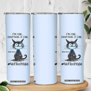 Personalized Veterinarian Vet Tech Skinny Tumbler Custom Name Vet Staff Gift Veterinarian Graduation TB10 Print Your Wear