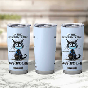 Personalized Veterinarian Vet Tech Tumbler Cup Custom Name Vet Staff Gift Veterinarian Graduation TB10 Print Your Wear