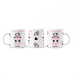 Cow Gifts For Women Coffee Mug Funny Cow Lovers Gift For Women Girlfrend Kids TB10 Print Your Wear