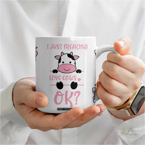 Cow Gifts For Women Coffee Mug Funny Cow Lovers Gift For Women Girlfrend Kids TB10 Print Your Wear
