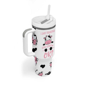 Cow Gifts For Women Tumbler With Handle Funny Cow Lovers Gift For Women Girlfrend Kids TB10 Print Your Wear