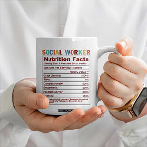 Social Worker Gifts For Women Coffee Mug Social Works Practitioner Appreciation Week TB10 Print Your Wear