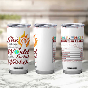 Social Worker Gifts For Women Tumbler Cup Social Works Practitioner Appreciation Week TB10 Print Your Wear