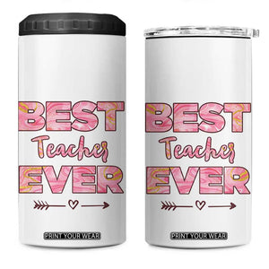 Best Teacher Appreciation Gifts 4 in 1 Can Cooler Tumbler Thank You Appreciation Gifts From Students TB10 One Size: 16 oz White Print Your Wear