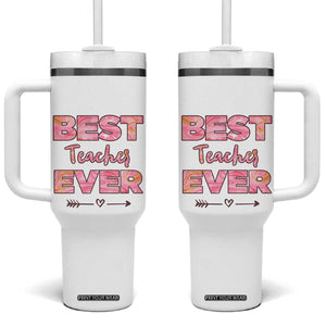 Best Teacher Appreciation Gifts Tumbler With Handle Thank You Appreciation Gifts From Students TB10 One Size: 40 oz White Print Your Wear