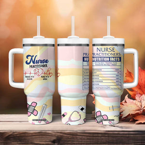 Nurses Practitioner Tumbler With Handle NP Gifts For Women Nursing School TB10 Print Your Wear