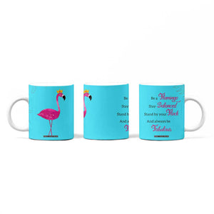 Gifts For Flamingo Lover Coffee Mug Positive Flamingo Affirmation Gifts TB10 Print Your Wear
