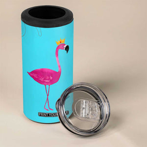 Gifts For Flamingo Lover 4 in 1 Can Cooler Tumbler Positive Flamingo Affirmation Gifts TB10 Print Your Wear