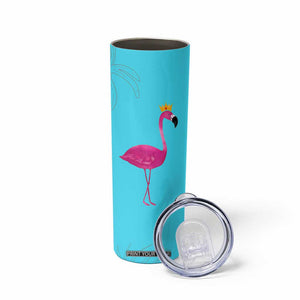 Gifts For Flamingo Lover Skinny Tumbler Positive Flamingo Affirmation Gifts TB10 Print Your Wear