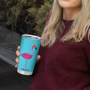 Gifts For Flamingo Lover Tumbler Cup Positive Flamingo Affirmation Gifts TB10 Print Your Wear