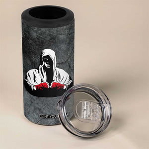 Boxing Gifts 4 in 1 Can Cooler Tumbler Touch Me And Your First Boxing Lesson Is Free TB10 Print Your Wear