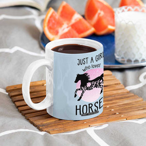Horse Gifts For Girls Coffee Mug Horse Lovers Equestrian Girls Cowgirl Gift TB10 Print Your Wear