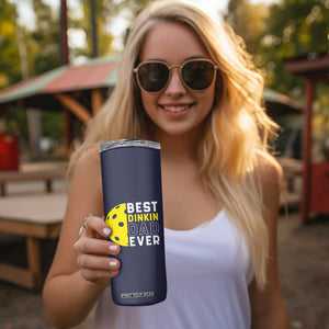 Funny Pickleball Dad Skinny Tumbler Best Dinkin Dad Ever Fathers Day Gift TB10 Print Your Wear