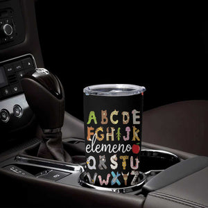 Teacher Alphabet Tumbler Cup Colorful Animal Teachers Toddlers Spill Proof Cup TB10 Print Your Wear