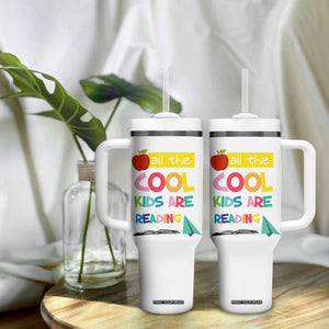 Teacher Tumbler With Handle All The Cool Kids Are Reading TB10 Print Your Wear