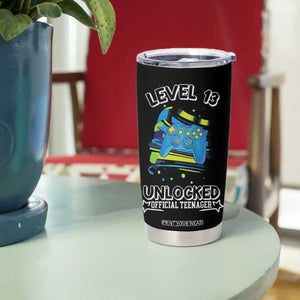 13th Birthday Gift Tumbler Cup Boys Level 13 Unlocked Official Teenager Gaming TB10 Print Your Wear