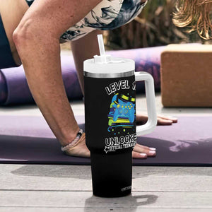 13th Birthday Gift Tumbler With Handle Boys Level 13 Unlocked Official Teenager Gaming TB10 Print Your Wear