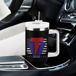 Trump Vance 2024 Presidential Election Tumbler With Handle American Flag TB10 Print Your Wear