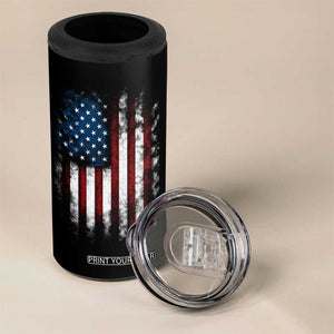 Trump 2024 Election 4 in 1 Can Cooler Tumbler American Flag US Eagle TB10 Print Your Wear